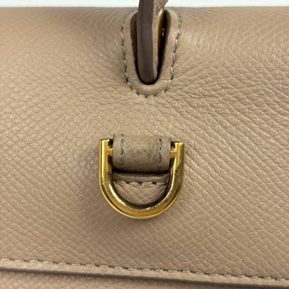 Celine Micro Belt Bag 2-Way Leather Beige — view 4