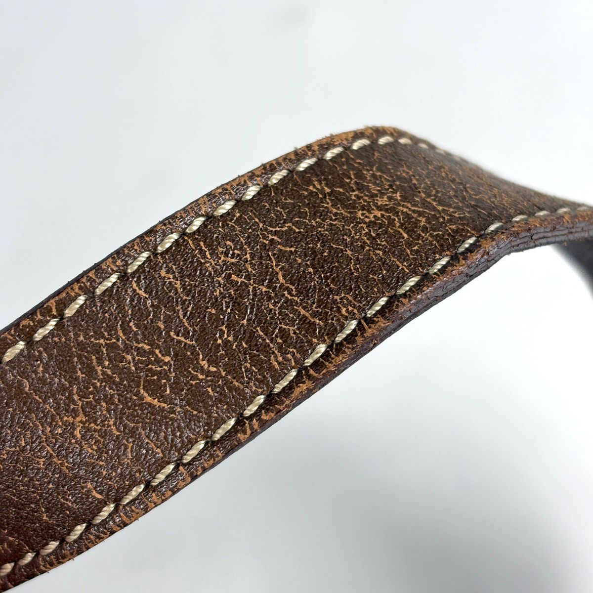 Fendi Zucchino Shoulder Bag Canvas Brown — view 7
