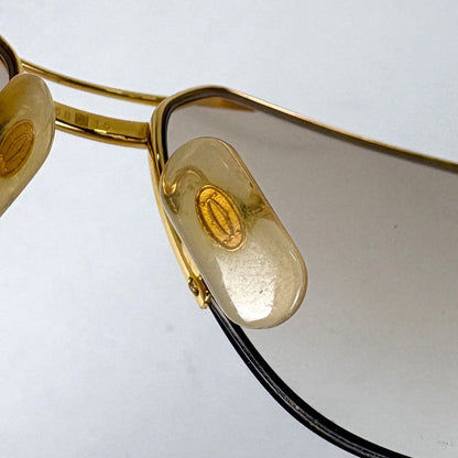 Cartier Trinity Sunglasses Eyewear Metal Gold — view 5