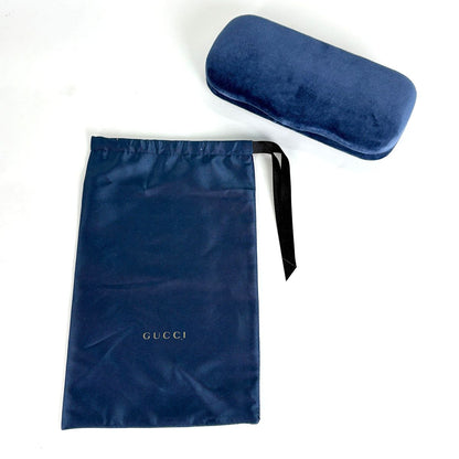 Gucci Gradient Sunglasses Eyewear Bumblebee Web Metal Gold Green Red — view 6