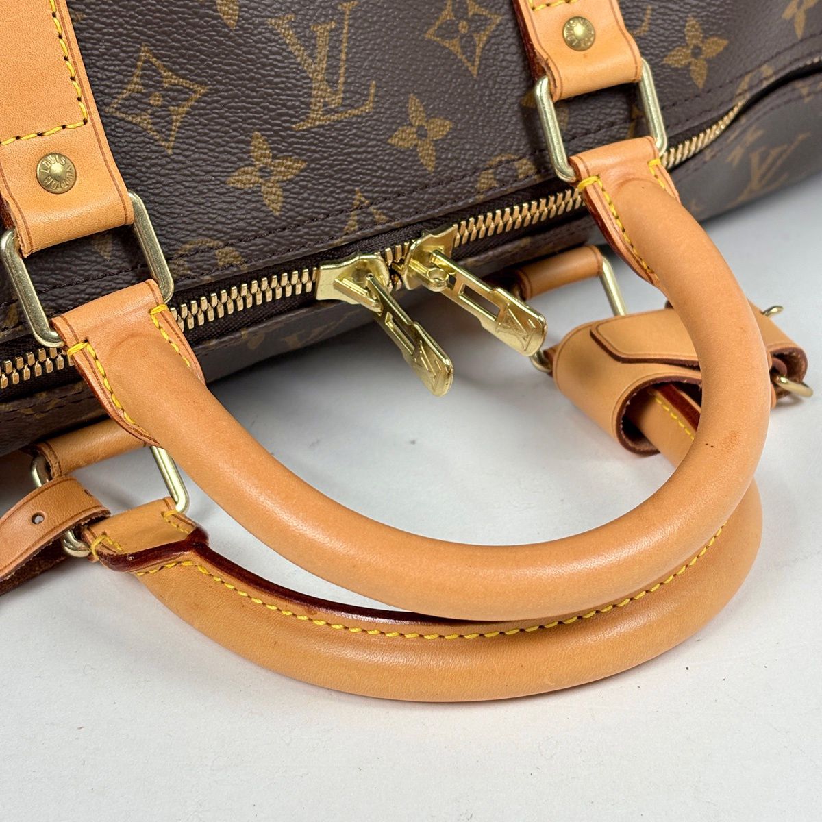 Louis Vuitton Keepall Bandouliere 55 Boston Bag Monogram Brown — view 7