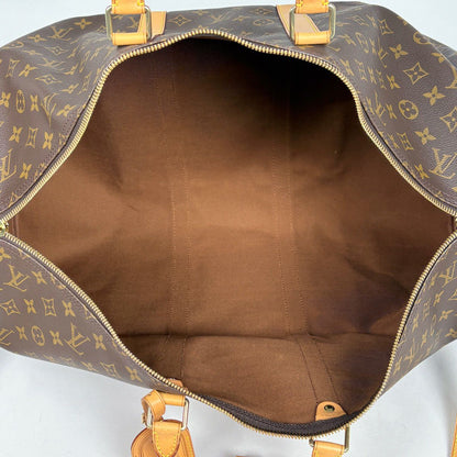 Louis Vuitton Keepall Bandouliere 55 Boston Bag Monogram Brown — view 8