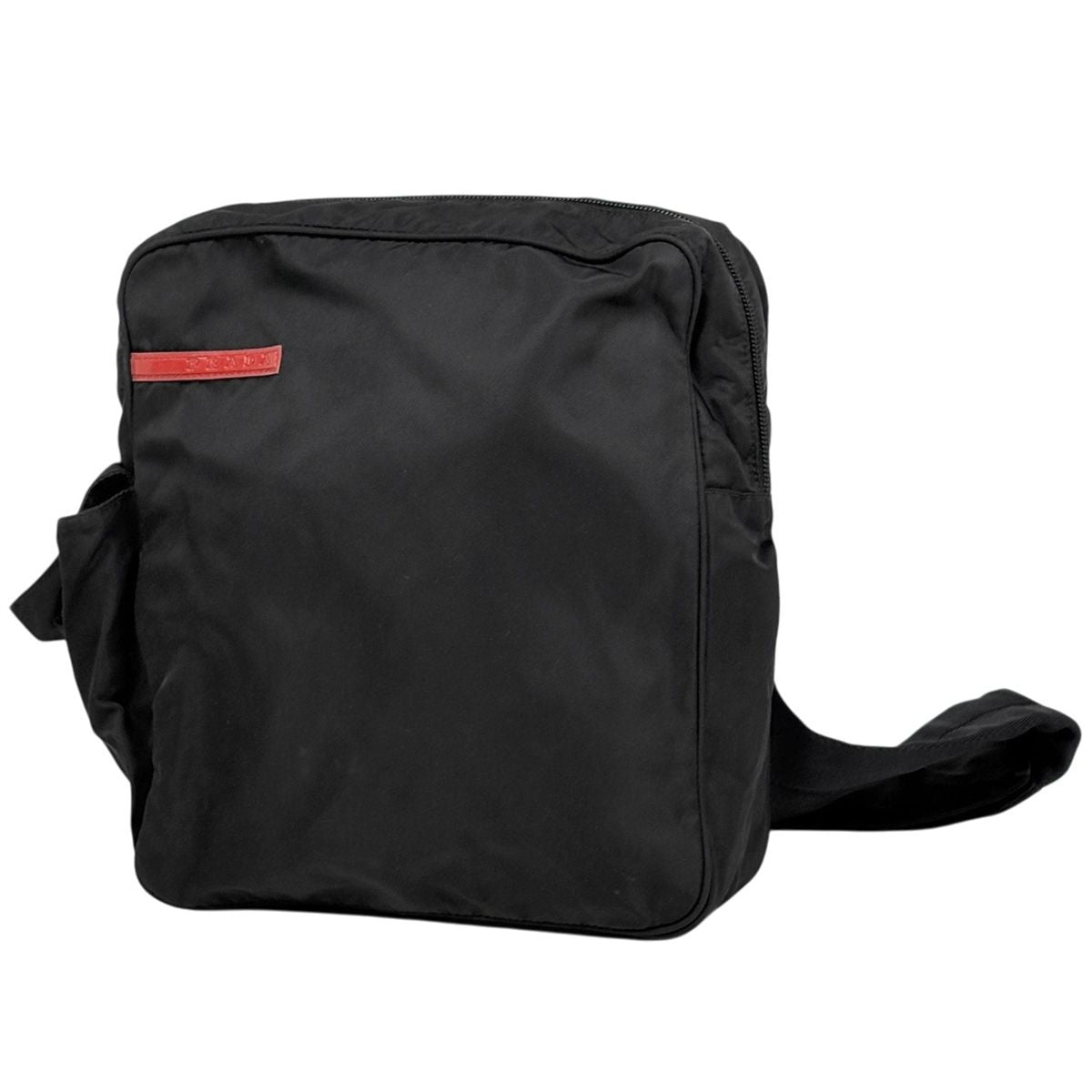 Prada Sports Line Belt Bag Logo Nylon Nero