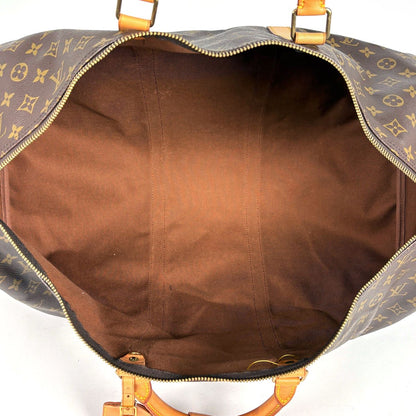 Louis Vuitton Keepall 60 Boston Bag Monogram Brown — view 8