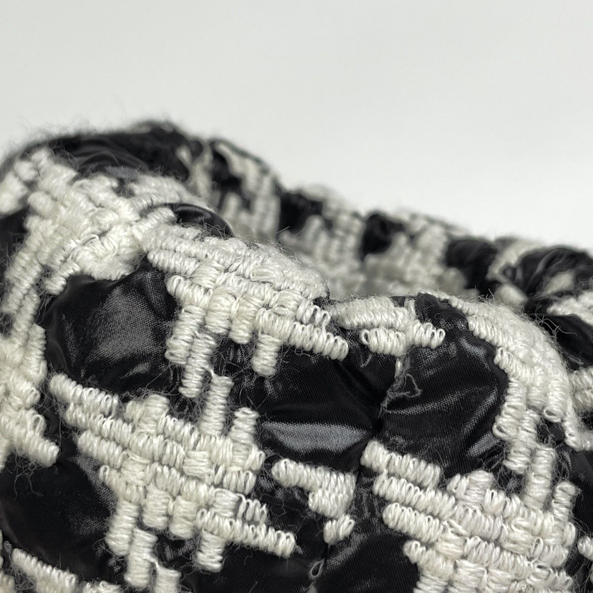 Moncler Erine Down Jacket Black White — view 6
