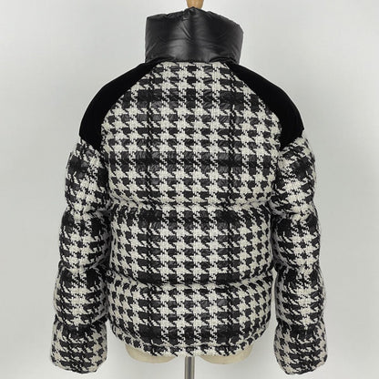 Moncler Erine Down Jacket Black White — view 3