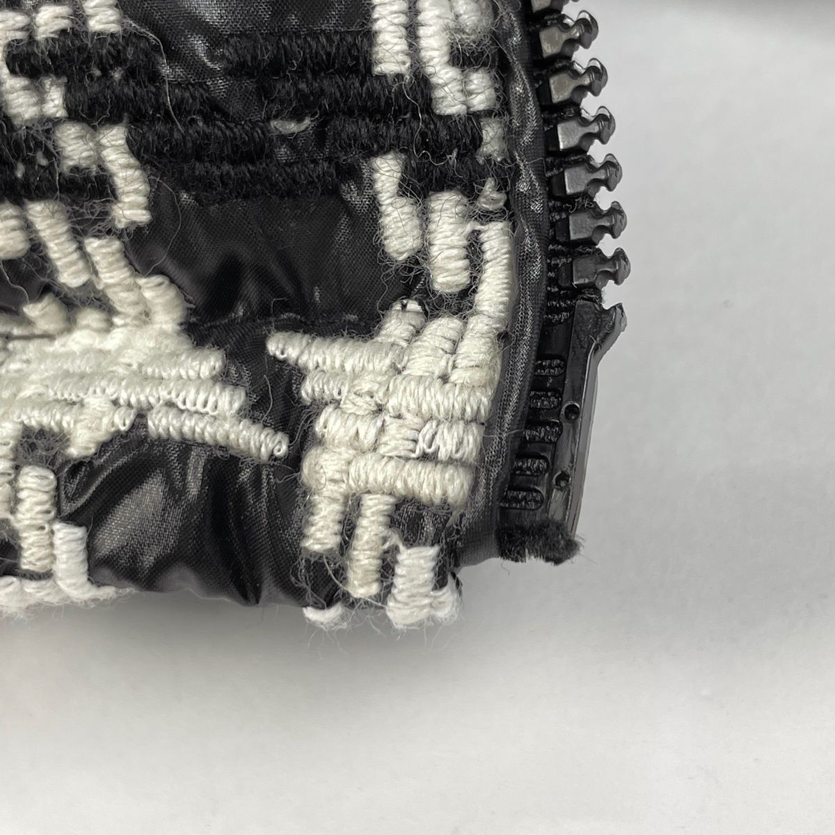 Moncler Erine Down Jacket Black White — view 4