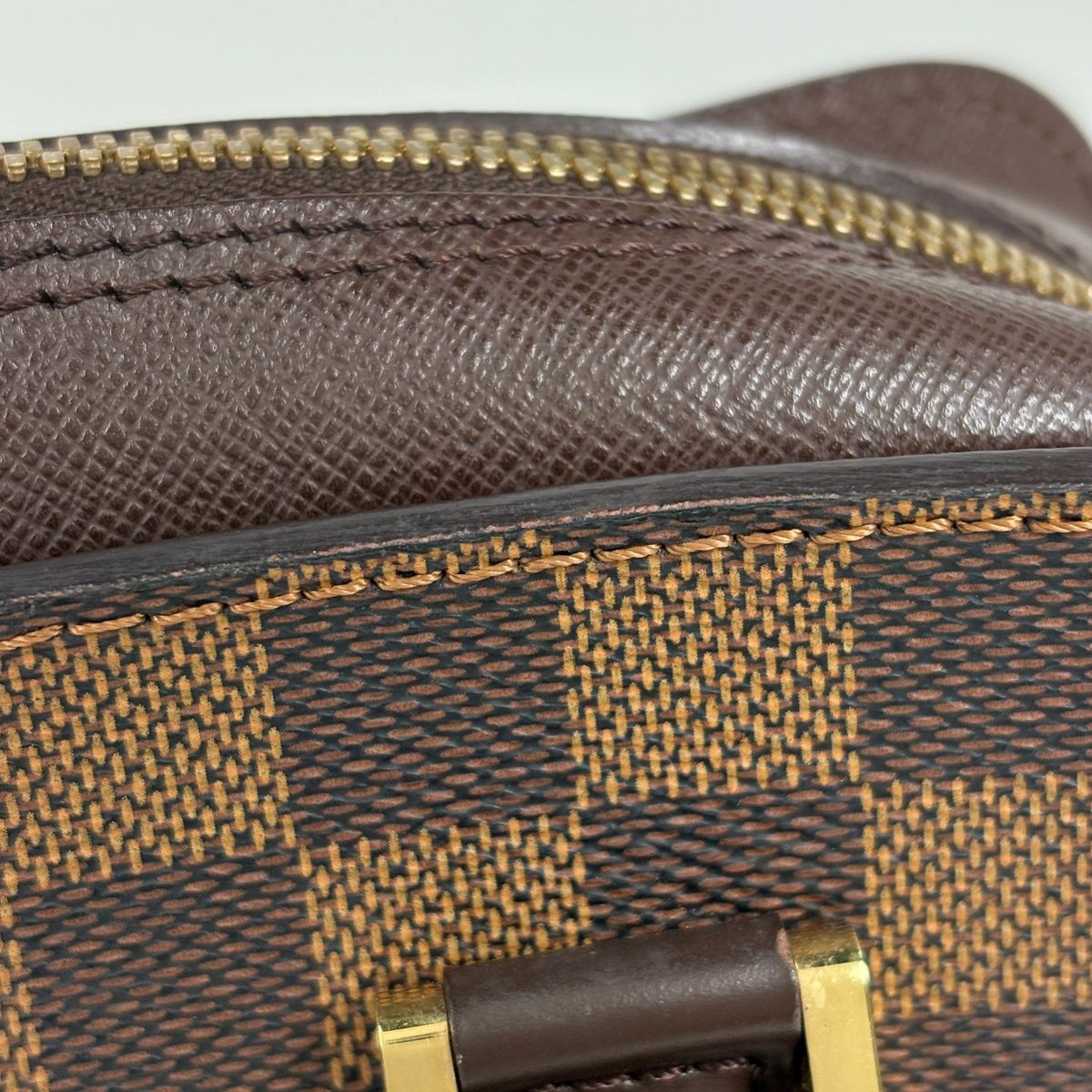 Louis Vuitton Triana Handbag Damier Brown — view 5