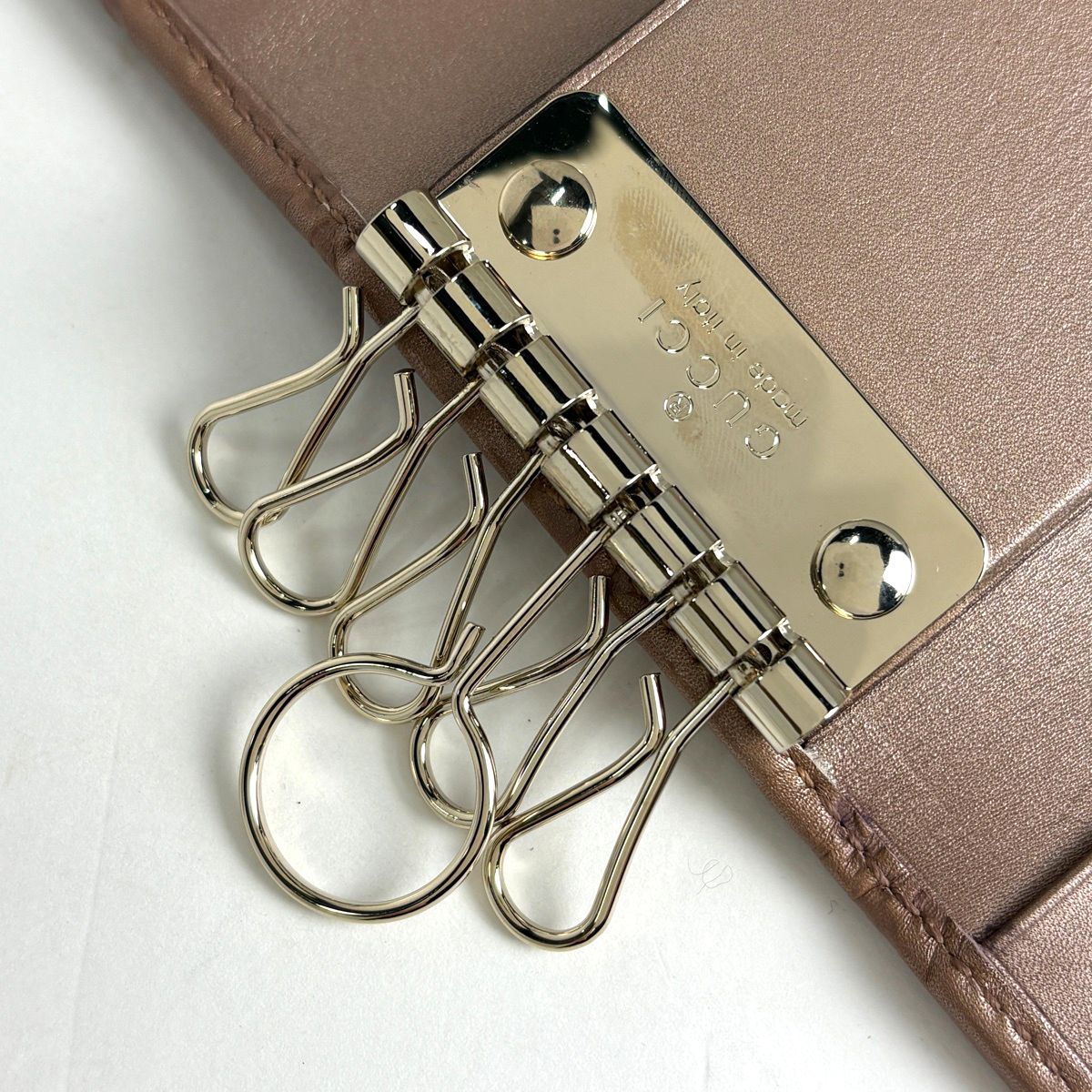 Gucci Guccissima Key Case Brea Shi Marais Key Holder — view 3