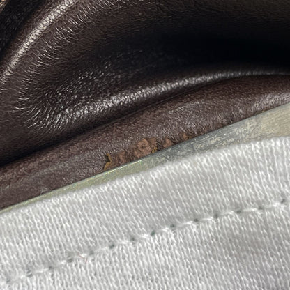 Bottega Veneta Intrecciato Chain Shoulder Bag Leather Brown — view 5