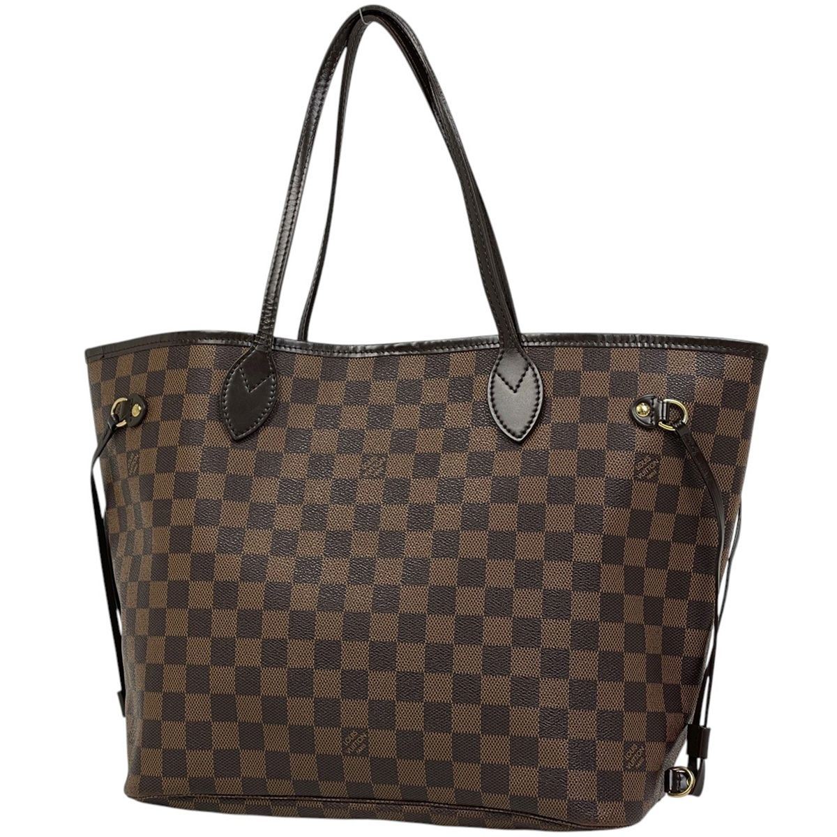 Louis Vuitton Neverfull MM Tote Damier Brown