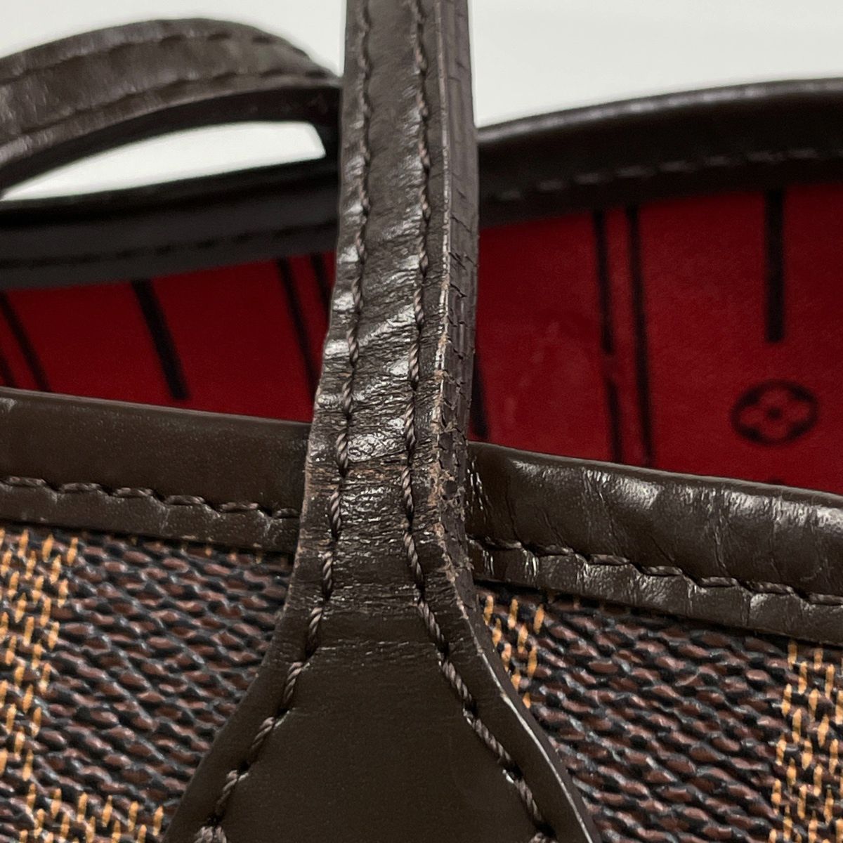 Louis Vuitton Neverfull MM Tote Damier Brown — view 6