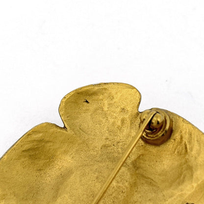 Chanel CC Logo Color Stone Brooch Gold Plated — view 4