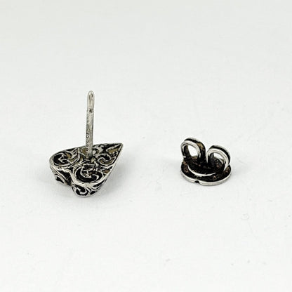 Gucci Logo Earrings Heart Motif 925 Sterling Silver — view 3