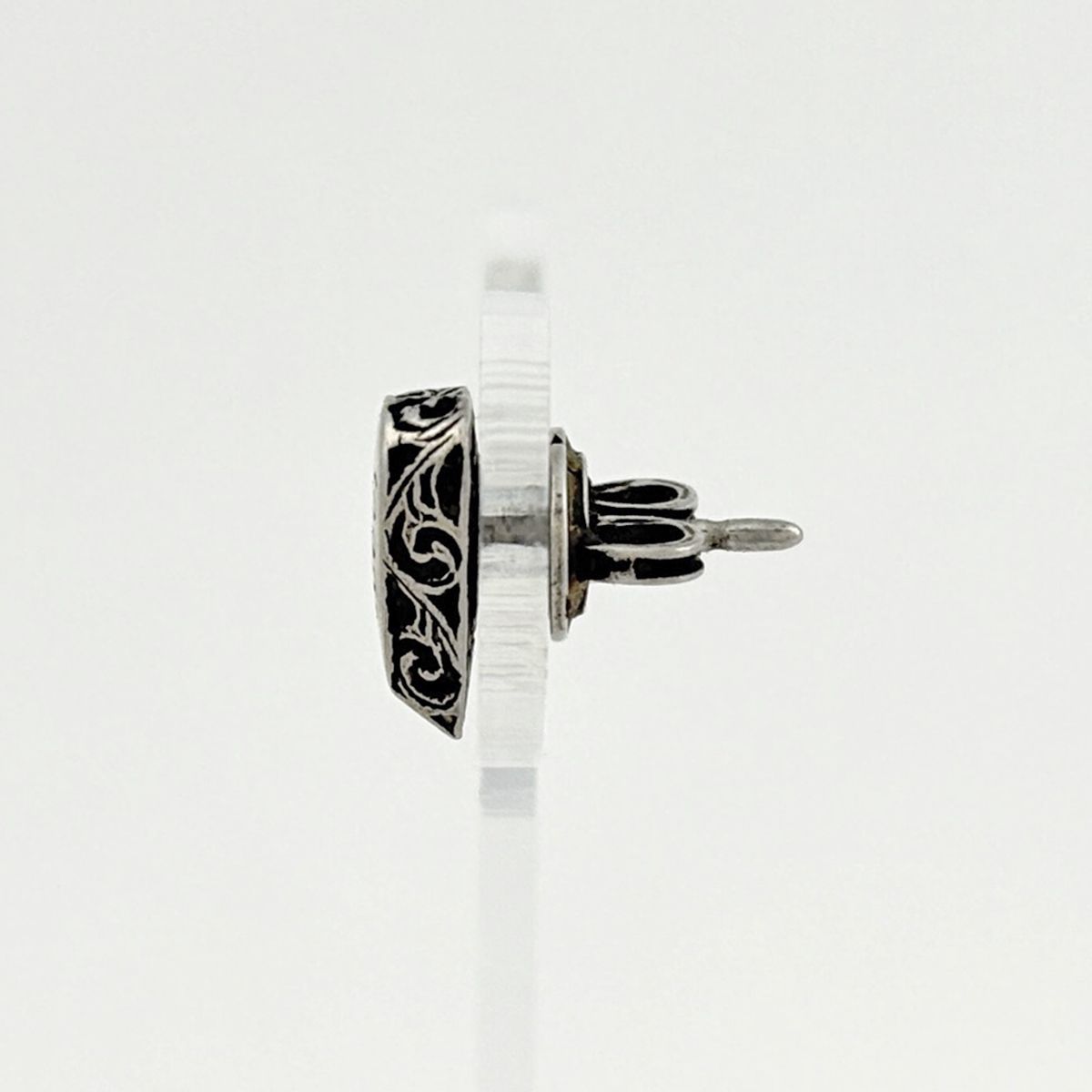 Gucci Logo Earrings Heart Motif 925 Sterling Silver — view 2