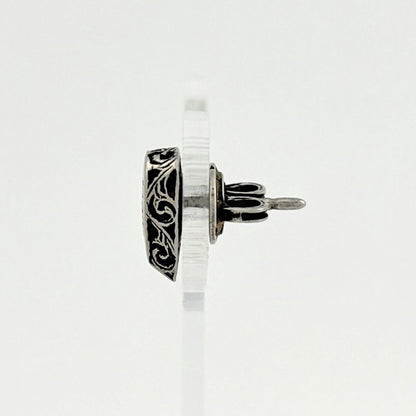 Gucci Logo Earrings Heart Motif 925 Sterling Silver — view 2
