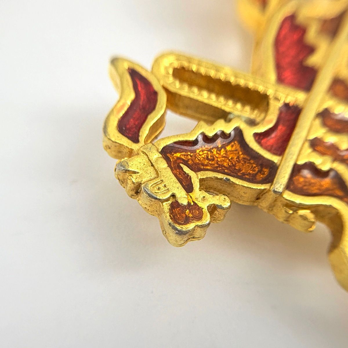 Hermes Logo Brooch Gold Plated — view 4