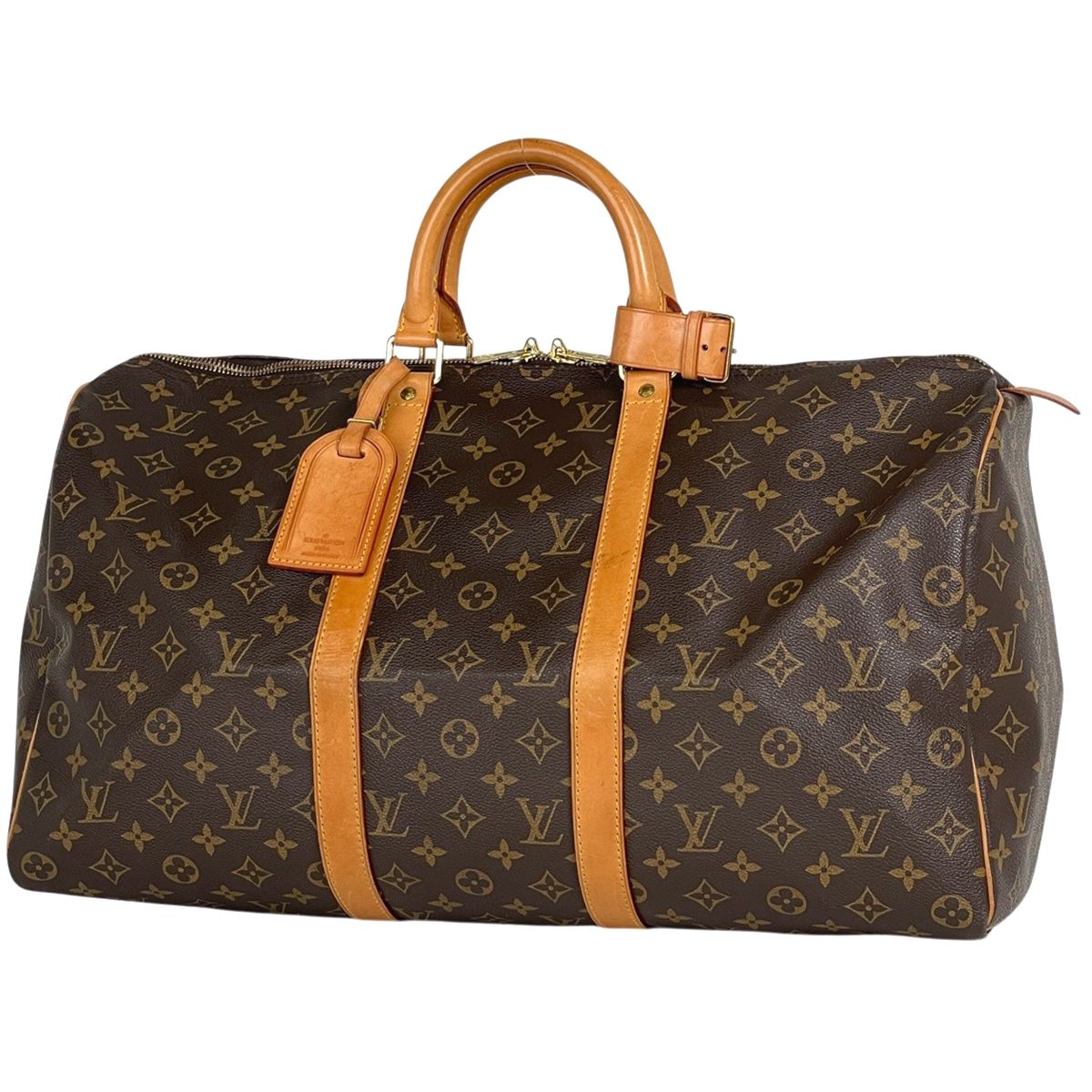 Louis Vuitton Keepall 50 Boston Bag Monogram Brown