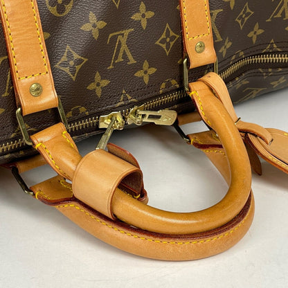 Louis Vuitton Keepall 55 Boston Bag Monogram Brown — view 8