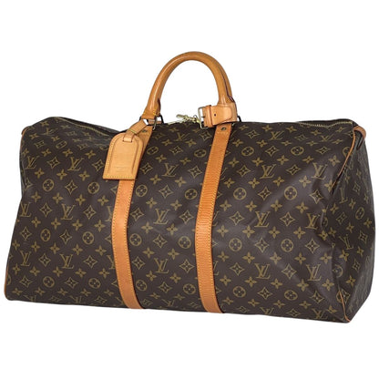 Louis Vuitton Keepall 55 Boston Bag Monogram Brown