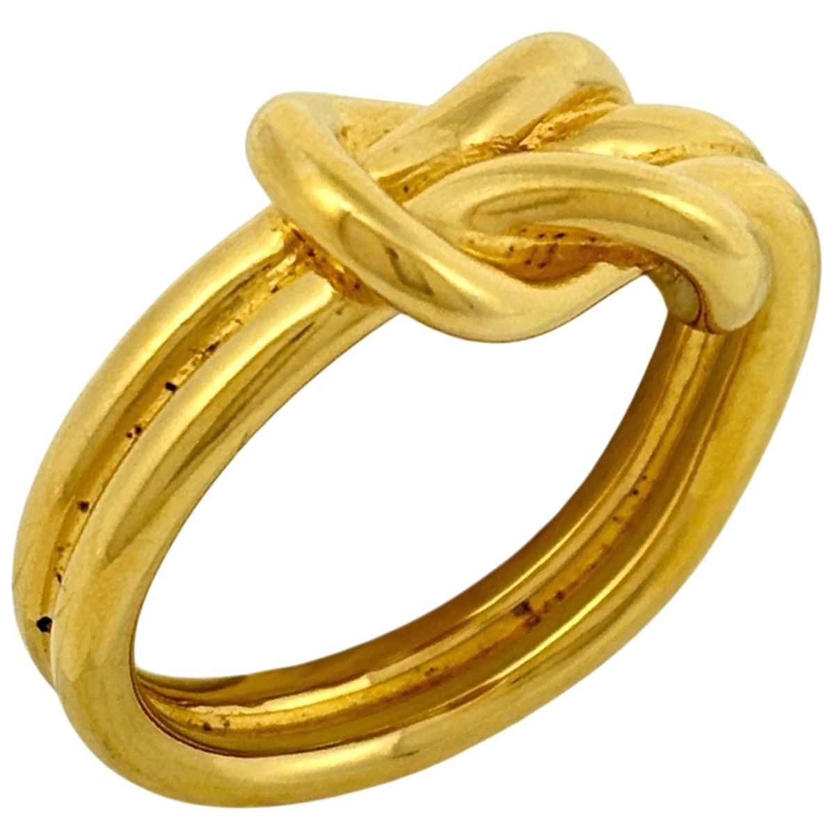 Hermes Head Scarf Ring Closure Gold Plated