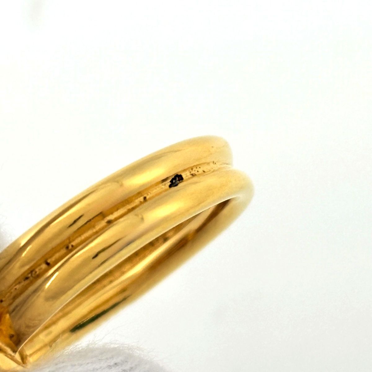 Hermes Head Scarf Ring Closure Gold Plated — view 4