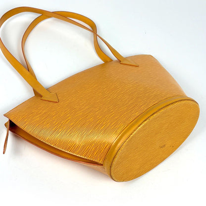 Louis Vuitton Saint Jacques Shopping Shoulder Bag Tote Epi Tassili Yellow — view 2