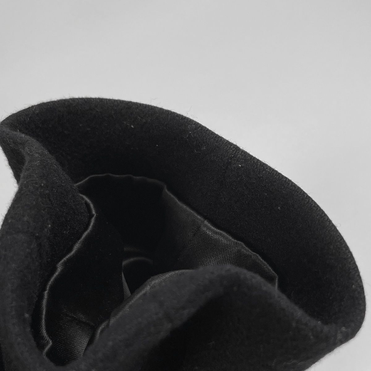 Celine Logo Button Long Coat Double Wool Black — view 6