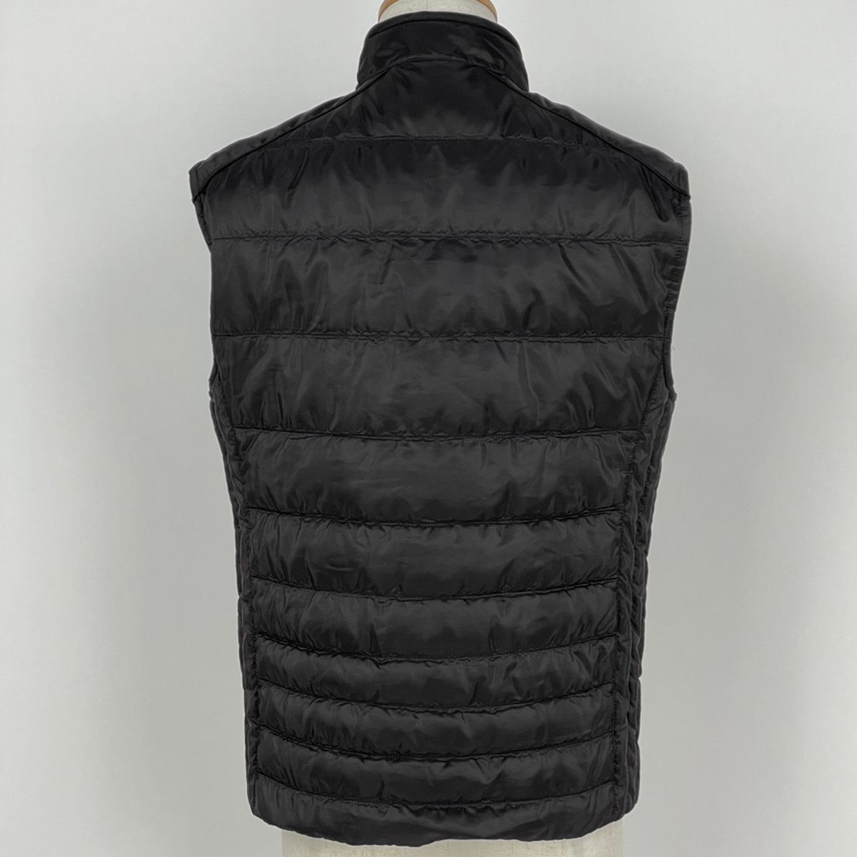 Prada Down Jacket Vest Zip Up Black — view 3