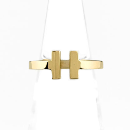 Tiffany & Co T Square Ring YG Yellow Gold