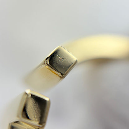 Tiffany & Co T Square Ring YG Yellow Gold — view 5