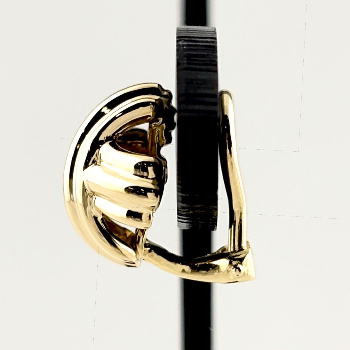 Tiffany & Co Signature Earrings YG Yellow Gold — view 3
