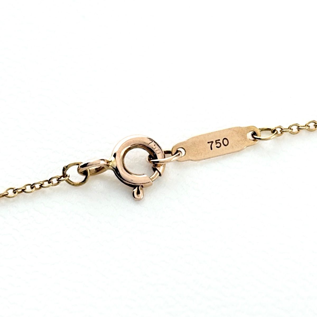Tiffany & Co Heart Lock Necklace PG Pink Gold Pendant Key — view 4