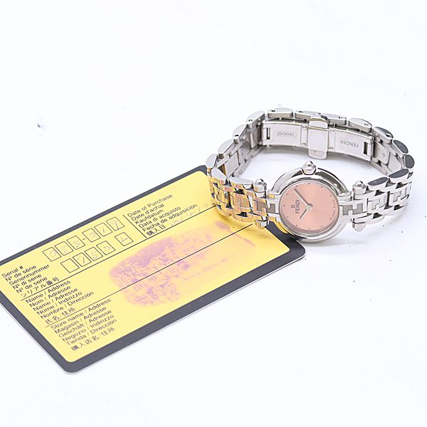 Fendi and Bordeaux Dial Watch — view 5