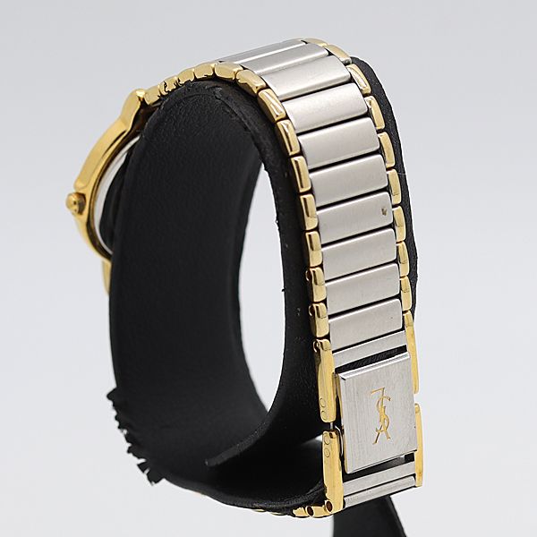Saint Laurent Yves 2200 Quartz Champagne Dial Watch Tam — view 3