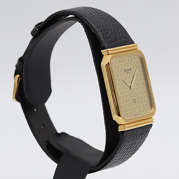 Celine Quartz Gold Dial Watch Tam — view 2