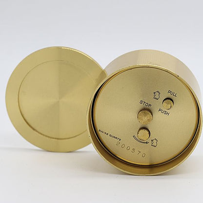 Tiffany & Co Alarm Clock Quartz Gold Dial Table Tam — view 3