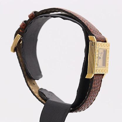 Dior Square Quartz Gold Dial Watch Mtm — view 2