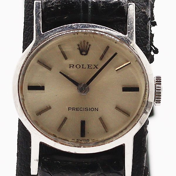 Rolex Precision Manual Winding Silver Dial Watch Mtm