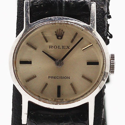 Rolex Precision Manual Winding Silver Dial Watch Mtm