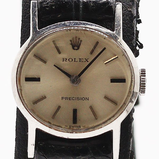 Rolex Precision Manual Winding Silver Dial Watch Mtm