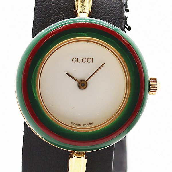 Gucci Change Bezel 11 12.2 Quartz White Dial Watch Mtm