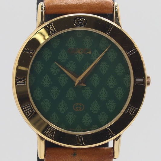 Gucci Quartz Green Watch Nam