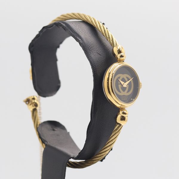 Gucci Quartz Bangle Watch Black Dial Nam — view 2