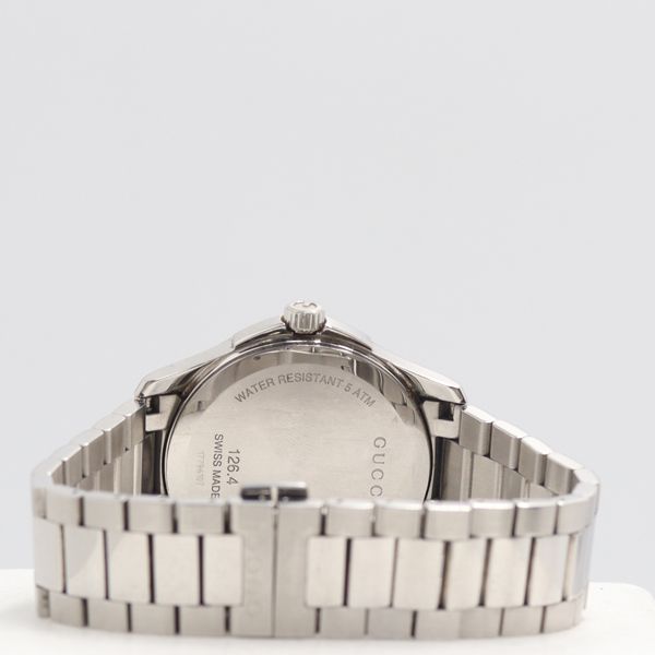 Gucci Timeless 126.4 Quartz Date Silver Watch Nam — view 4