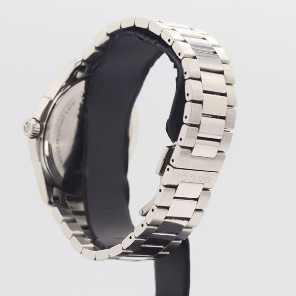 Gucci Timeless 126.4 Quartz Date Silver Watch Nam — view 3