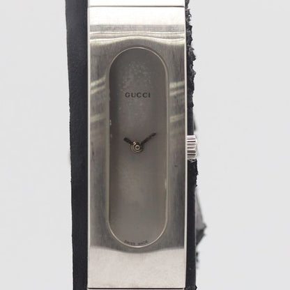 Gucci Quartz Bangle Watch Silver Nam