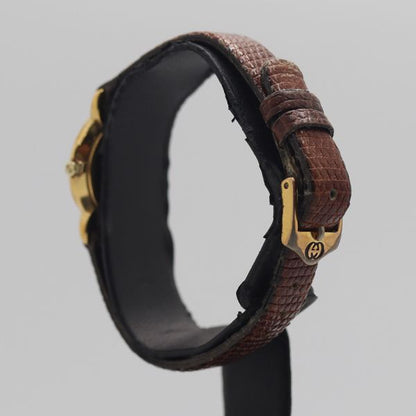 Gucci Quartz Gold Dial Watch Nam — view 3