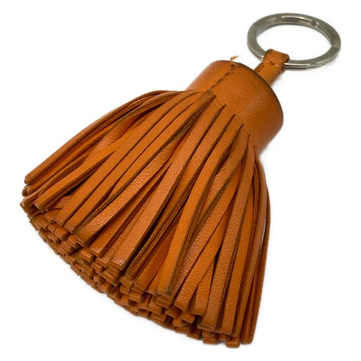 Hermes Key Holder Carmen Orange Tassel — view 2