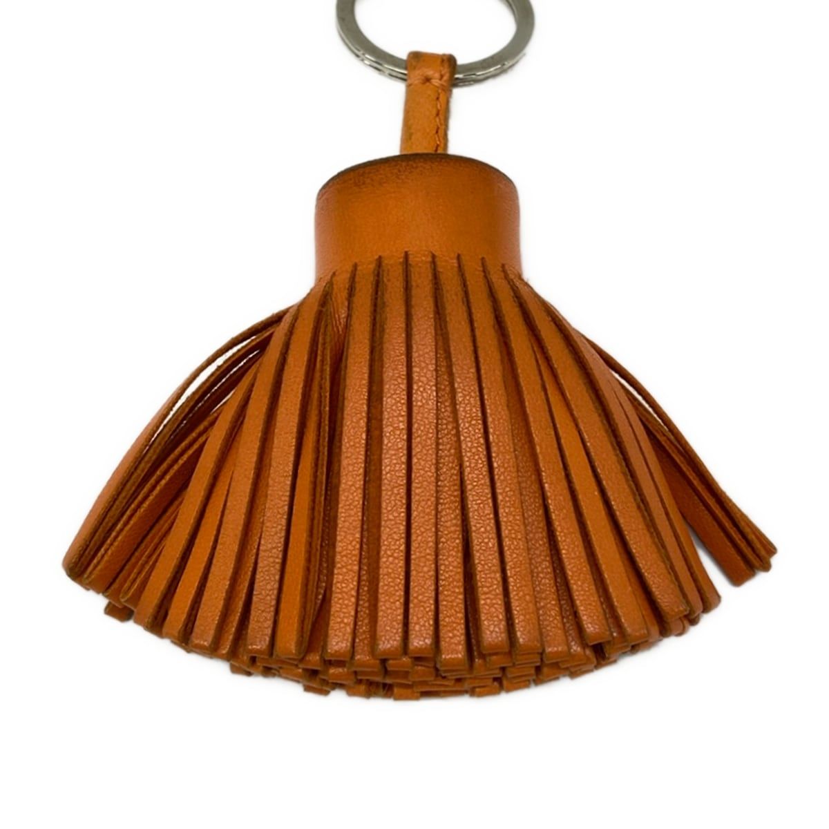 Hermes Key Holder Carmen Orange Tassel — view 4